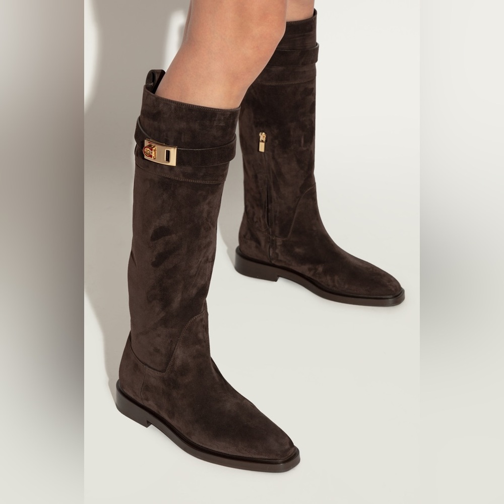 Salvatore Ferragamo Ferragamo Roly Buckle Detailed Boots | $2000+ MSRP